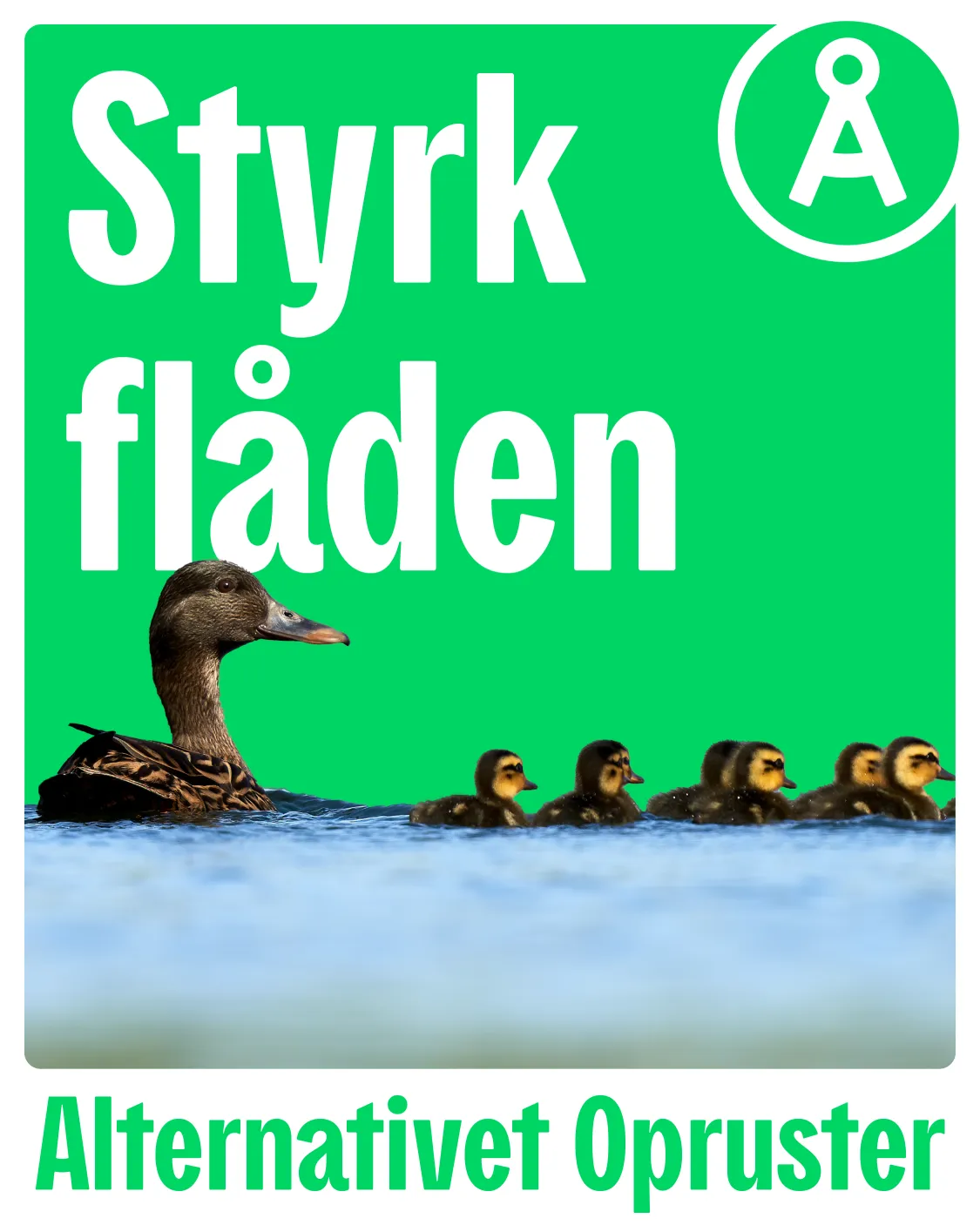 Styrk Flåden plakat